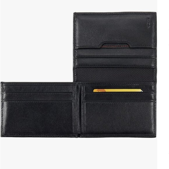 Tumi Other - TUMI - Delta L-Fold Leather Wallet with RFID Lock